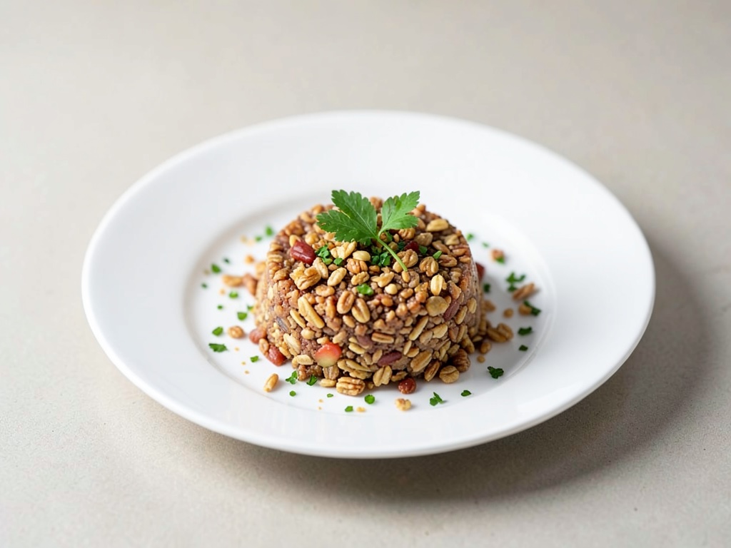 Mezcla de granola baja en carbohidratos y crujiente