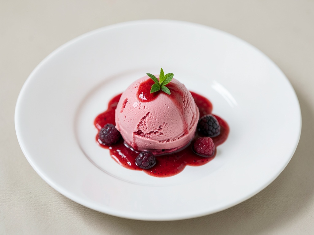 Gelato ai lamponi low-carb