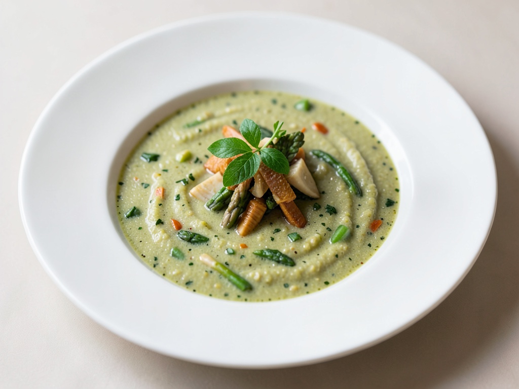 Zuppa di asparagi leggera