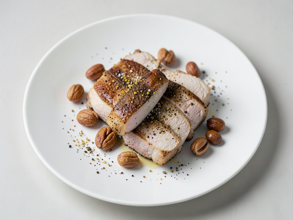 Pollo croccante con macadamia