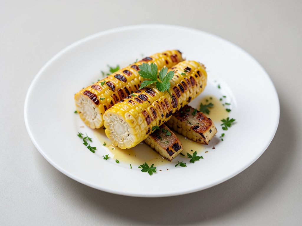 Maíz al horno en gajos