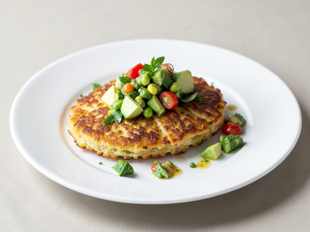 Tortillas di mais croccanti con chutney fresco all'avocado