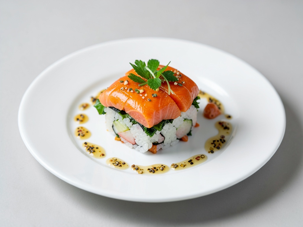 Maki-Sushi Citrouille-Saumon