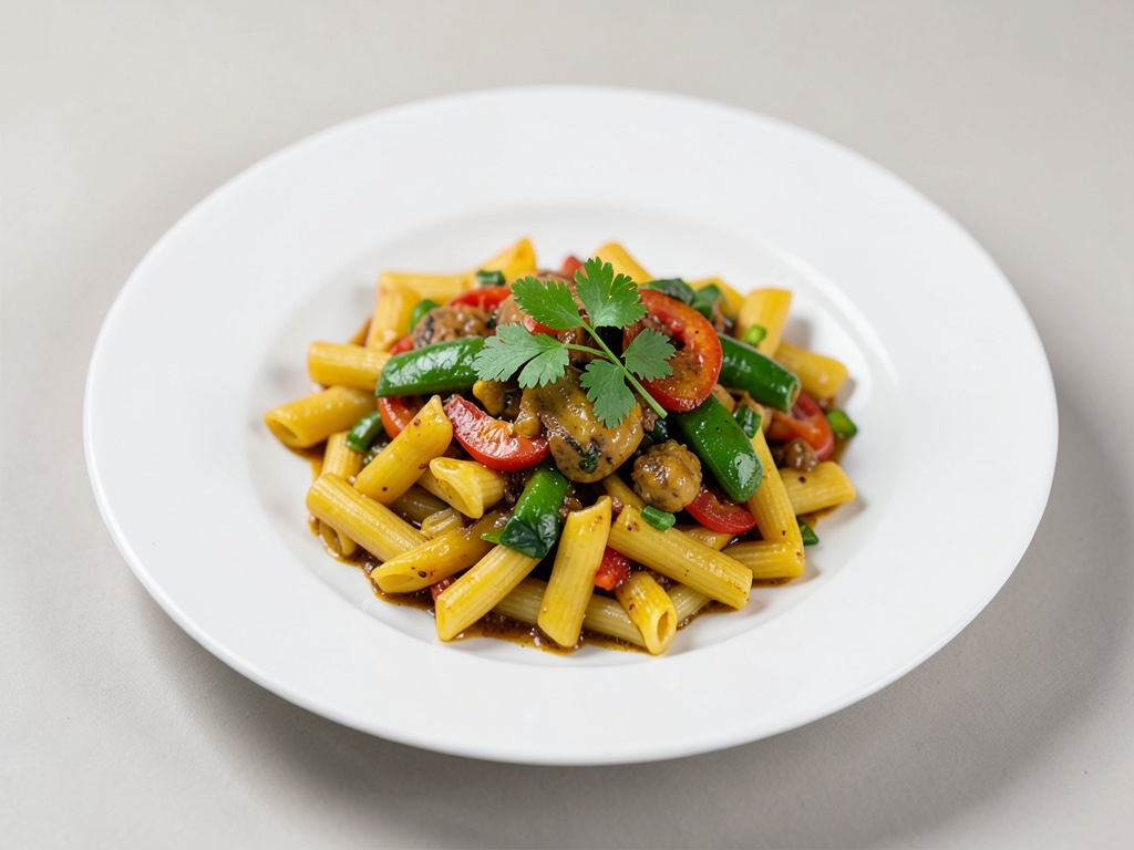 Pasta con verdure primaverili