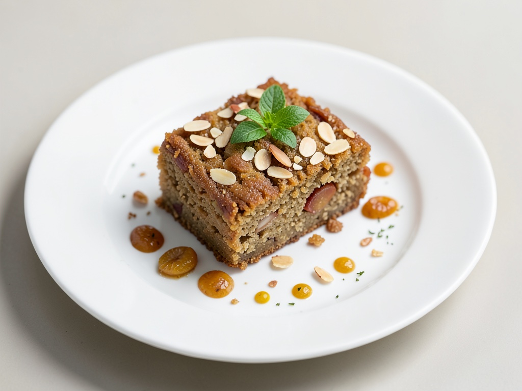 Torta croccante alle mandorle e albicocche