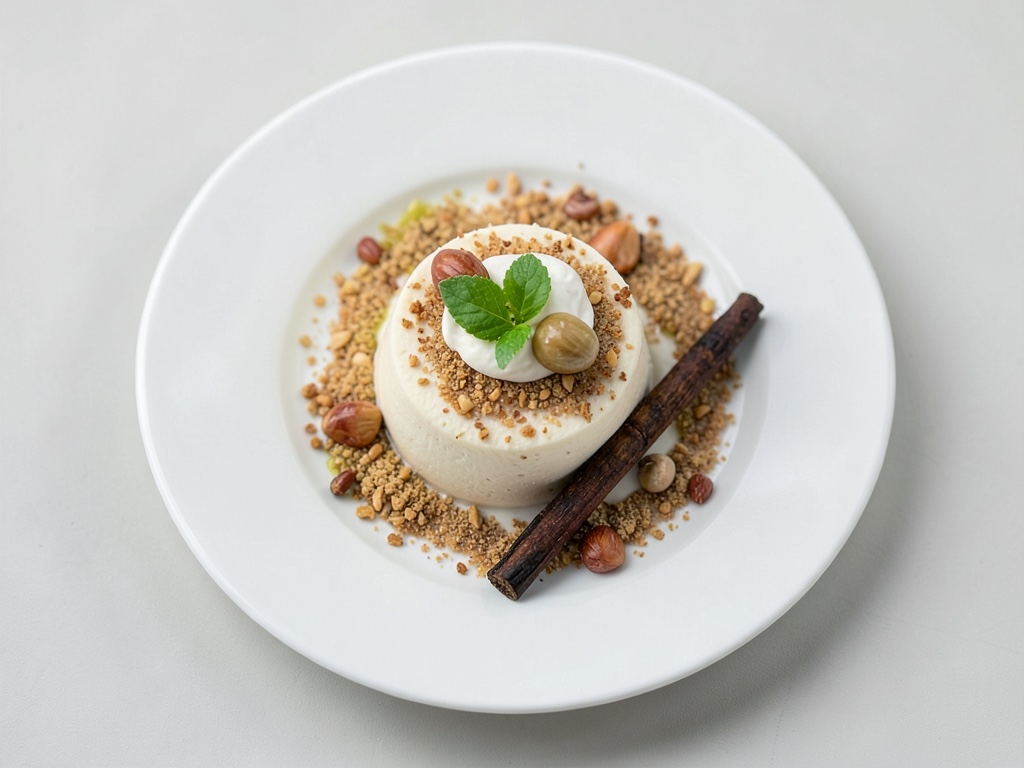 Panna cotta cremosa alle mandorle