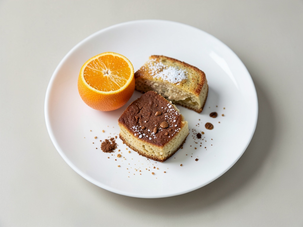 Torta succosa all'arancia e mandorla