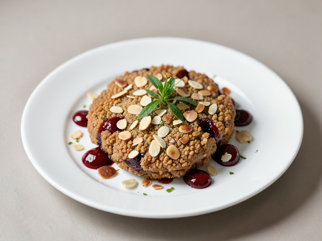Biscotti croccanti alle mandorle e ciliegie