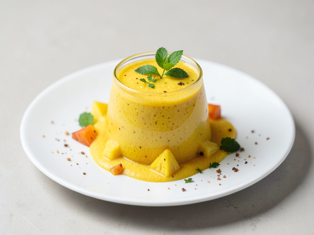 Fruchtiger Mango-Ananas-Smoothie