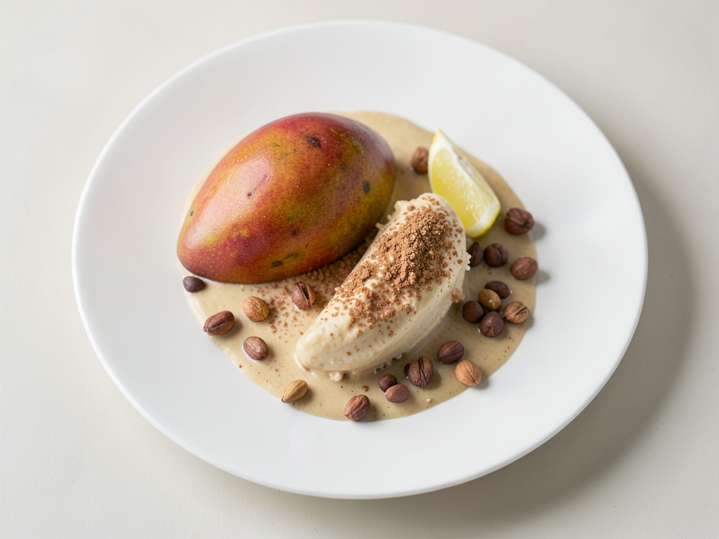 Mango-Delikatesse mit Chai-Joghurt