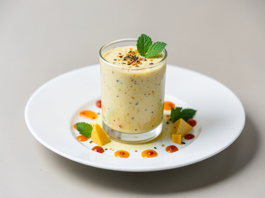 Frullato cremoso al mango e yogurt