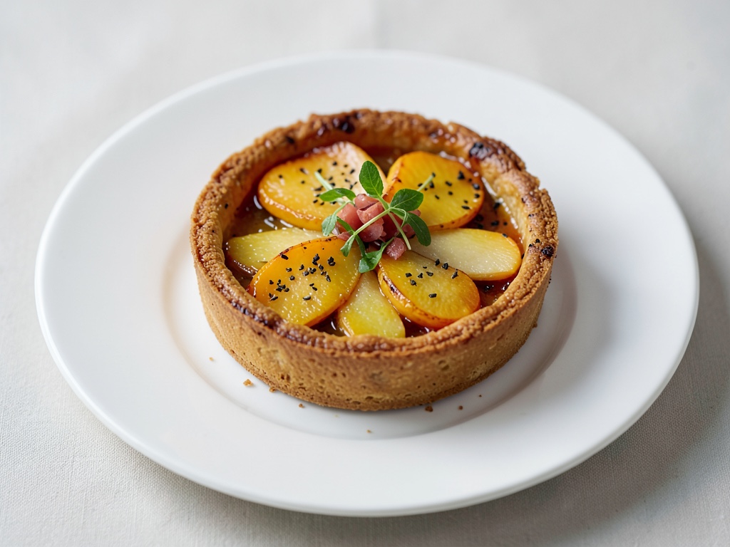Hefeteig-Mango-Tarte
