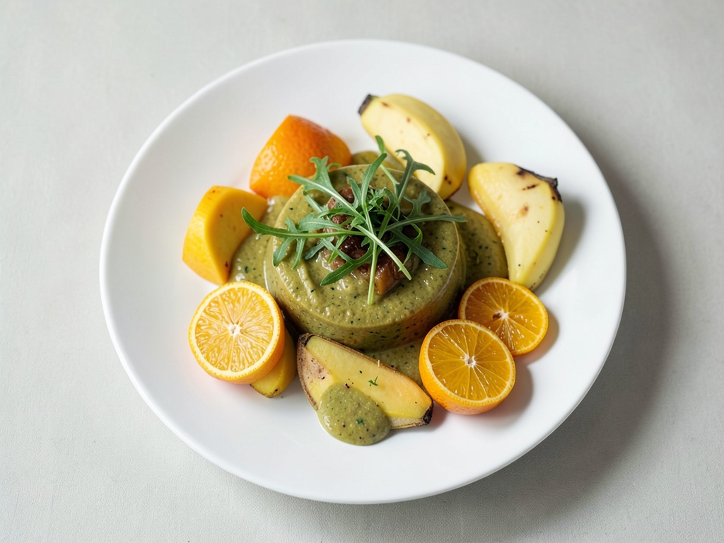 Frullato cremoso al mango e rucola