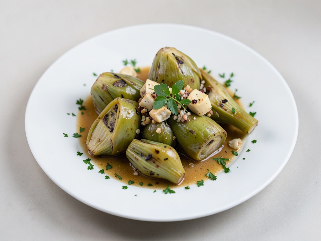 Artichokes à l'ail au bocal