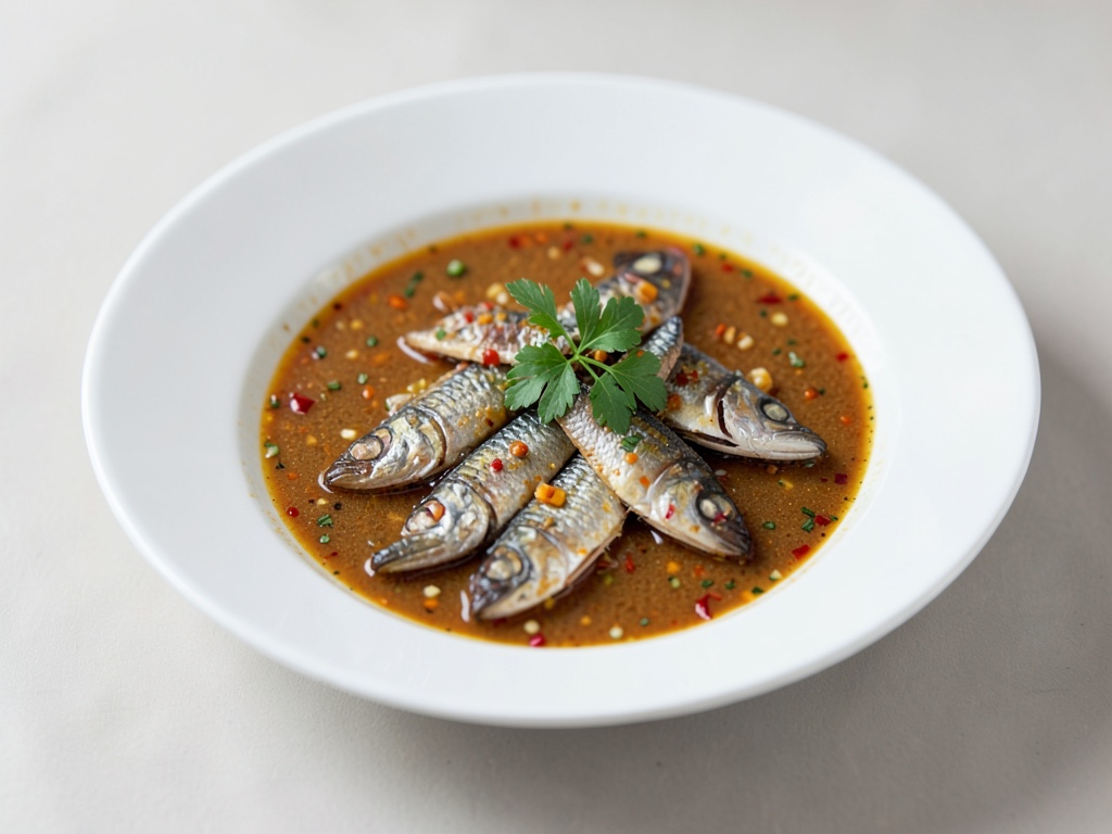 Sardines fraîches au citron et aux épices