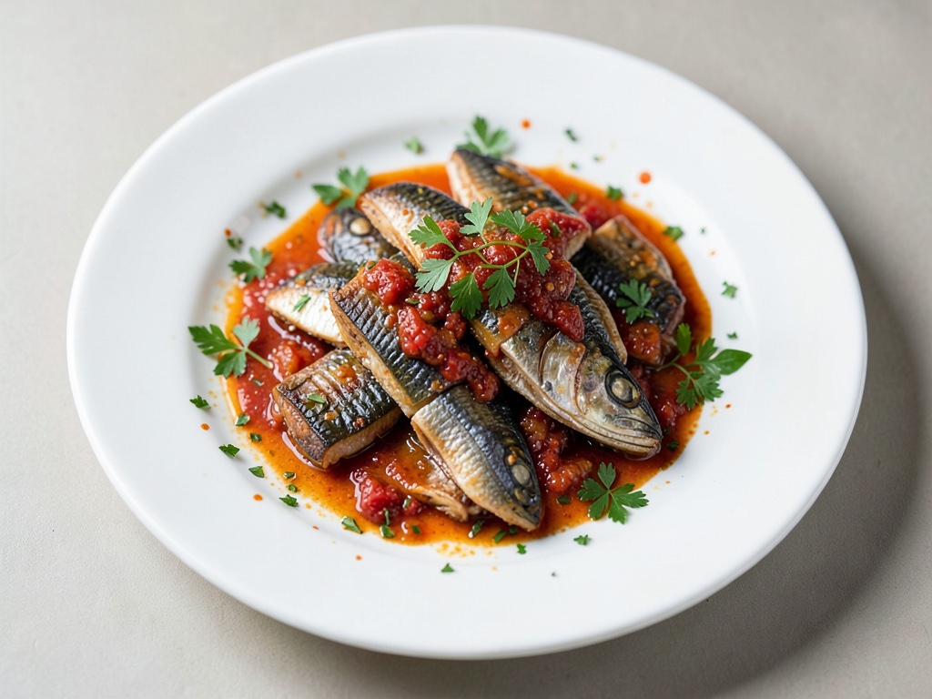 Sardines fraîches en marinade épicée
