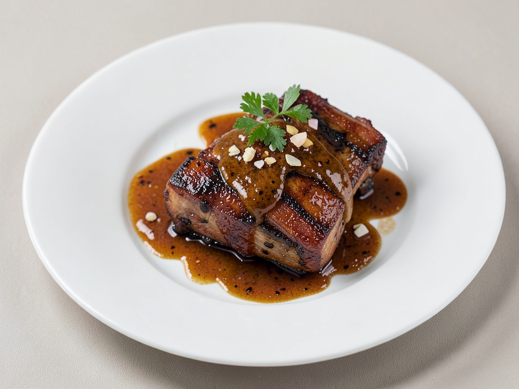 Costine di maiale tenere con salsa barbecue agrodolce