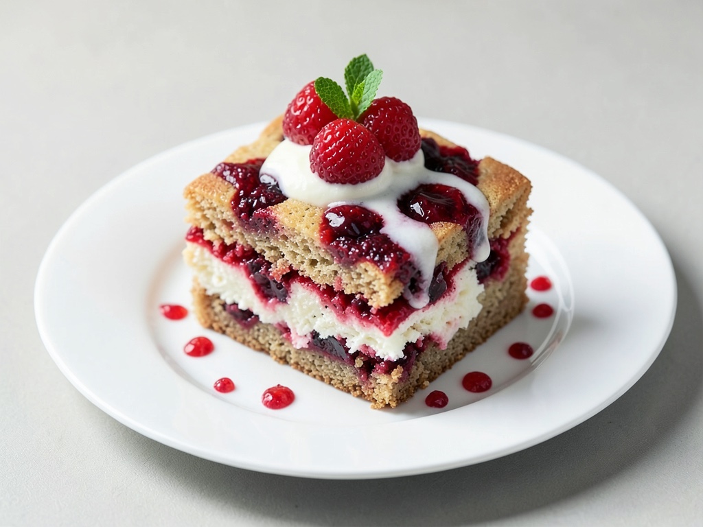 Torta marmorata alle fragole per Thermomix®