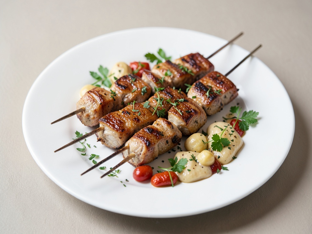 Brochetas de pescado marroquíes