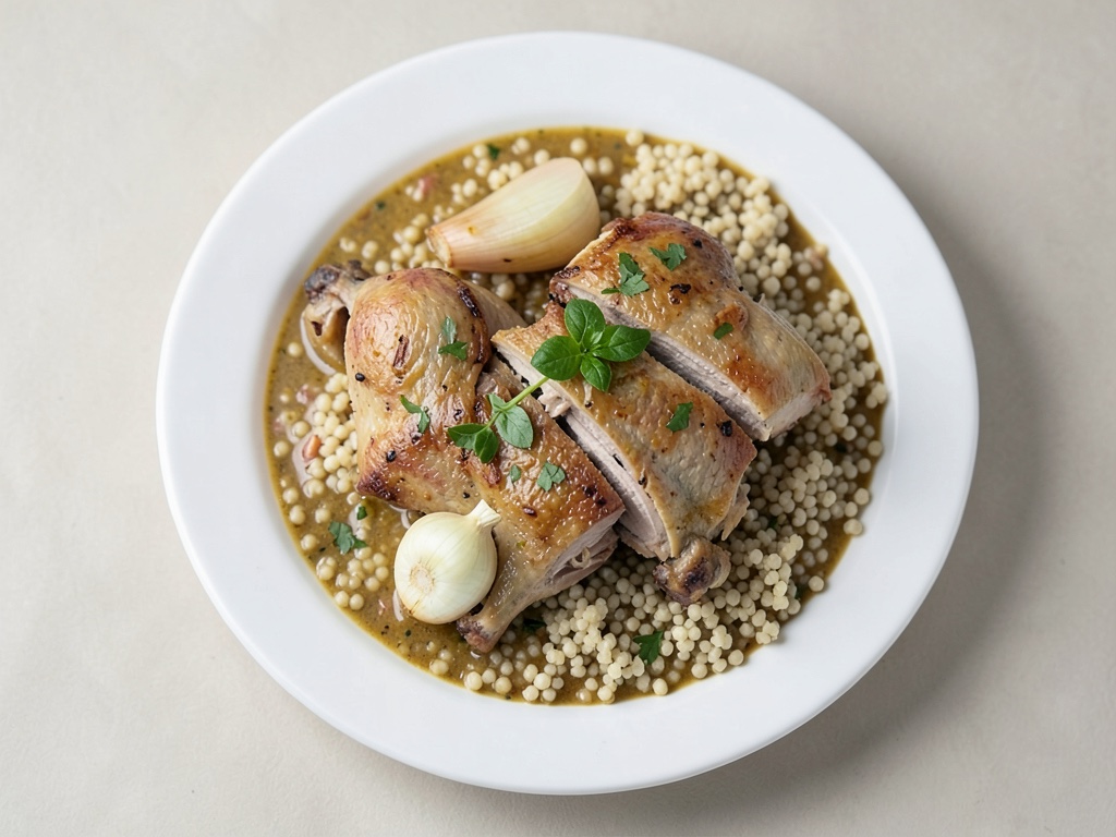 Stufato marocchino di pollo con couscous