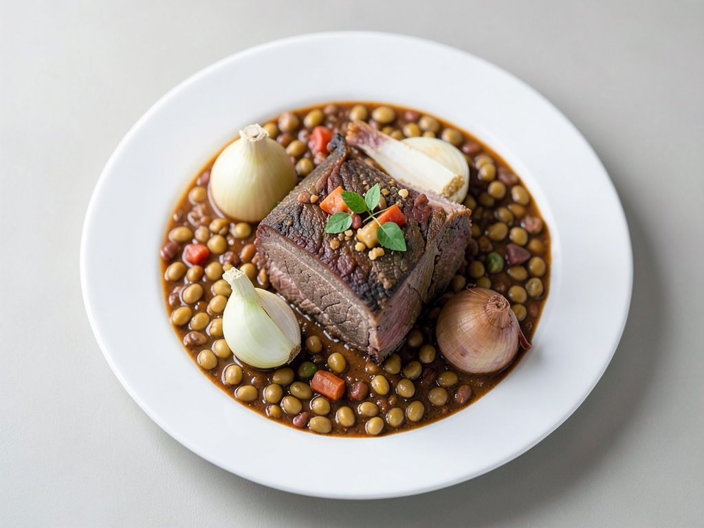 Tagine di carne speziato con patate