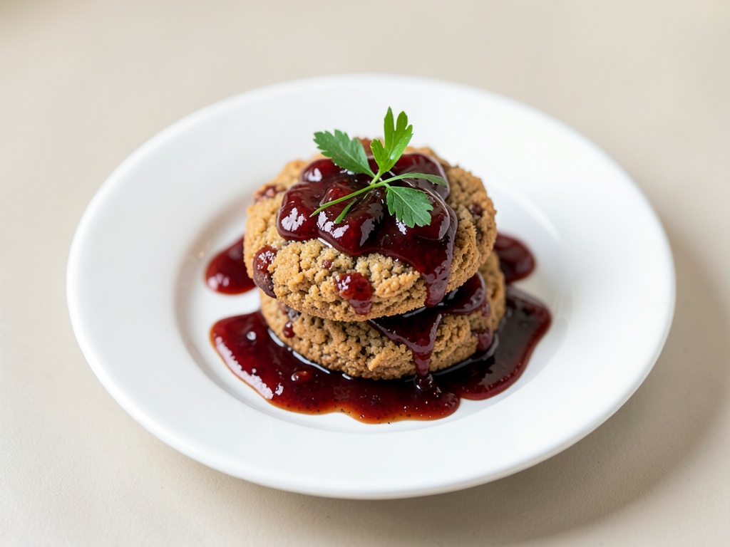 Biscotti alle castagne con marmellata