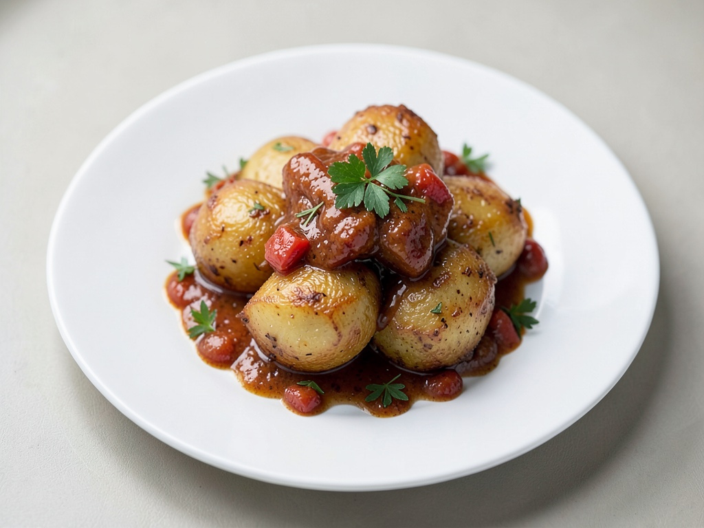 Pommes de terre en marzipan