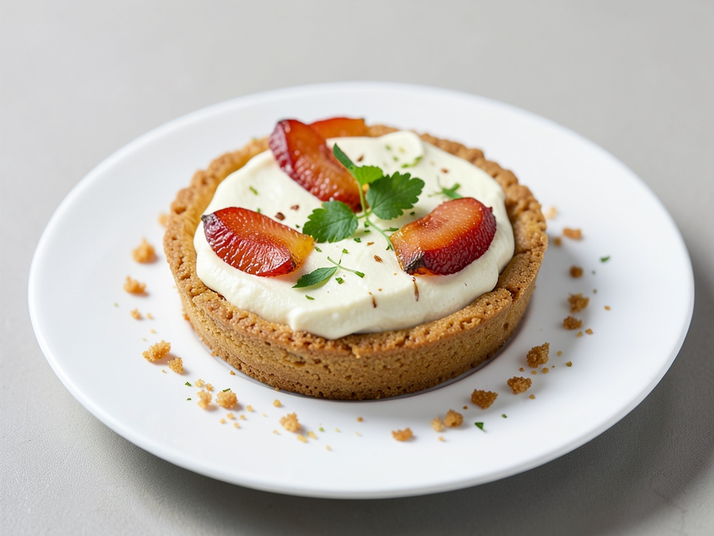 Aprikosen-Mascarpone-Törtchen mit Butterkeks-Boden