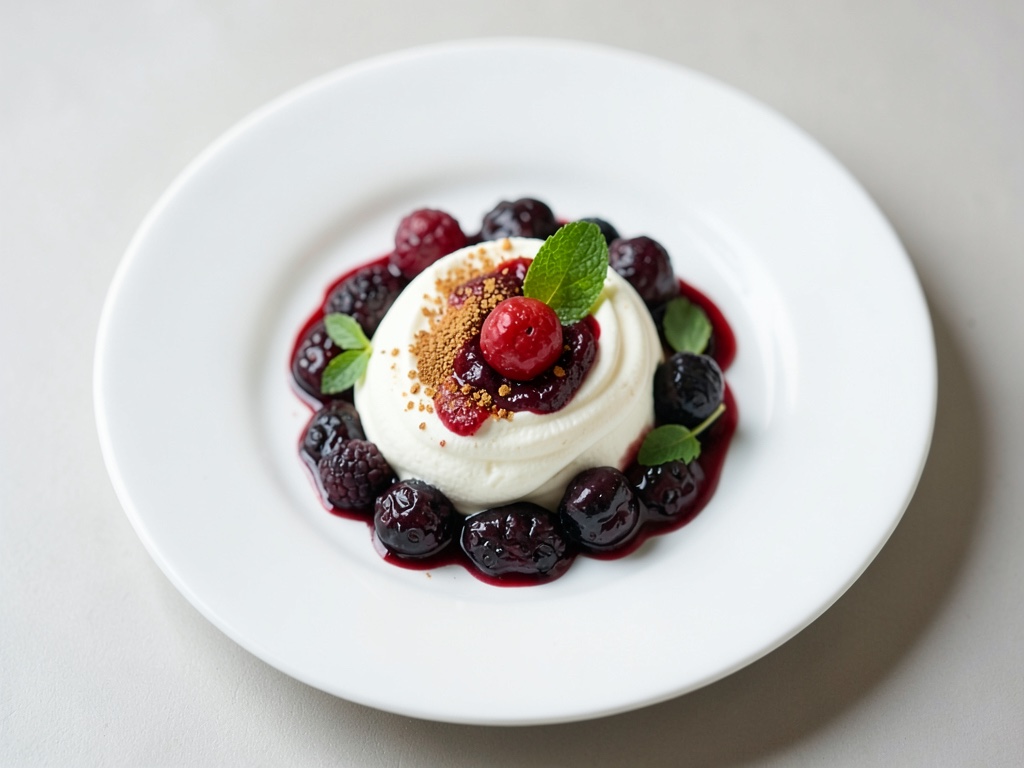 Crema al mascarpone con frutti di bosco