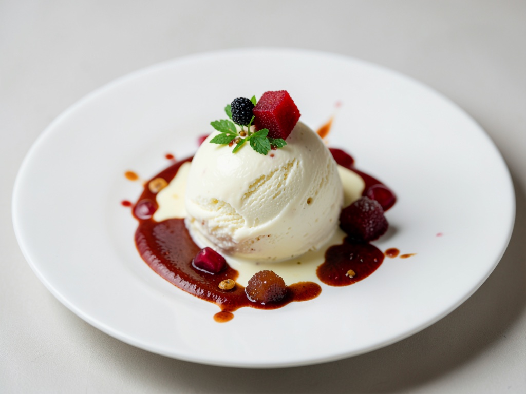 Gelato al Mascarpone Cremoso con Delizia Turca