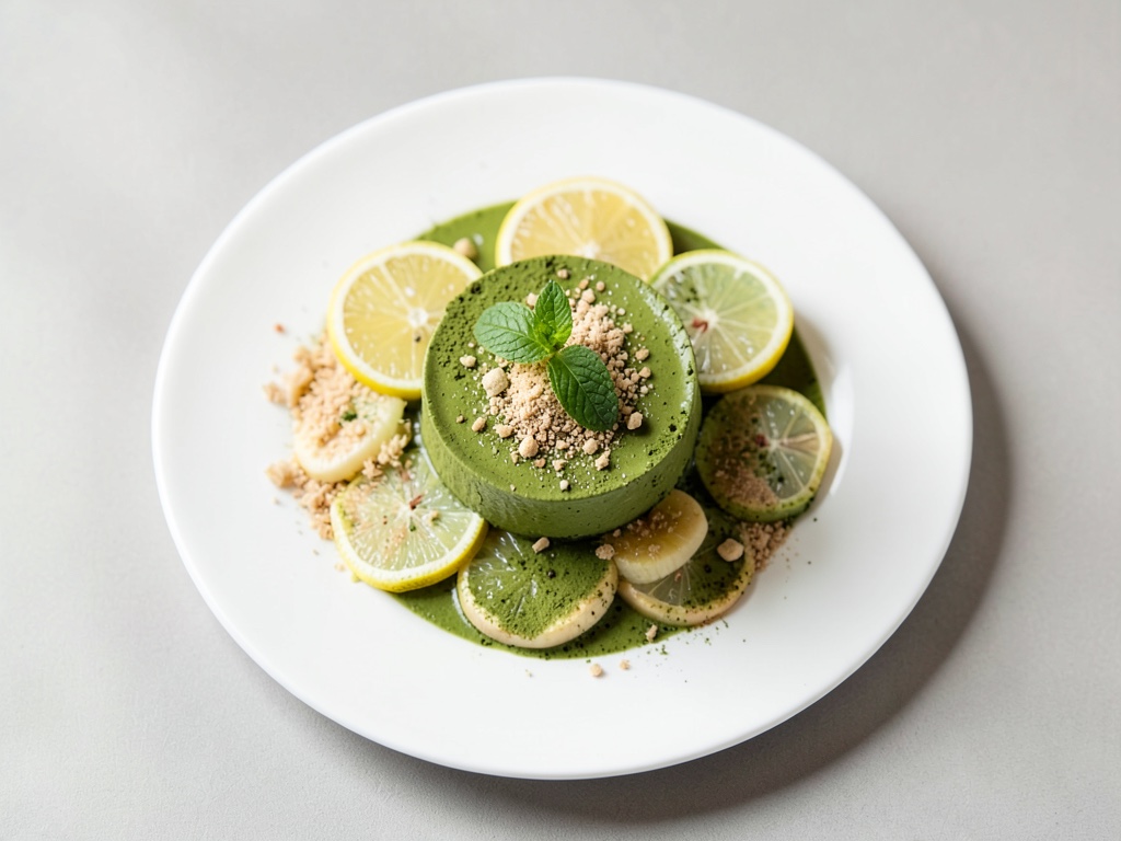 Erfrischender Matcha-Drink
