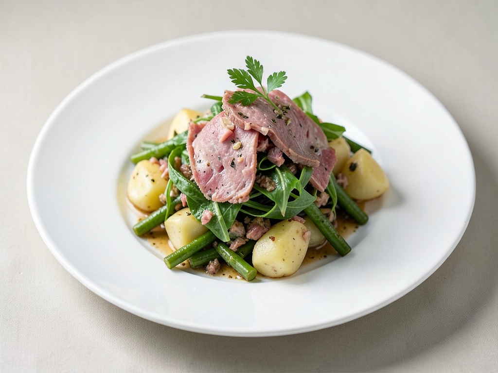 Insalata di Matjes con patate e fagioli