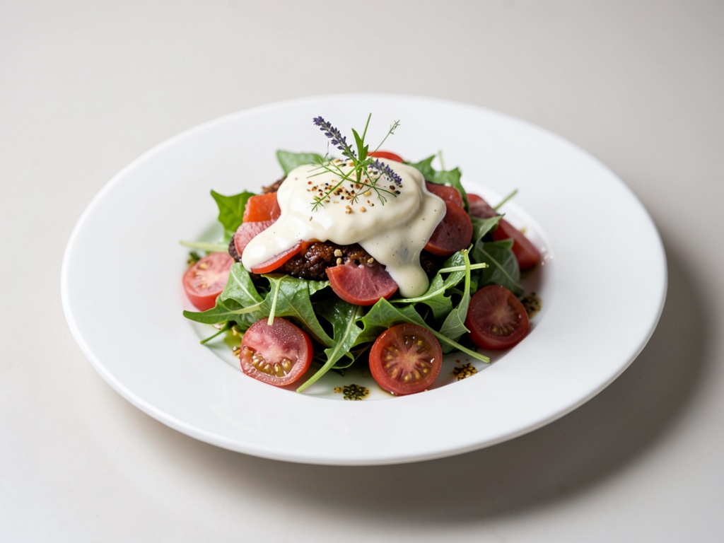Insalata fresca di Matjes con salsa alla panna