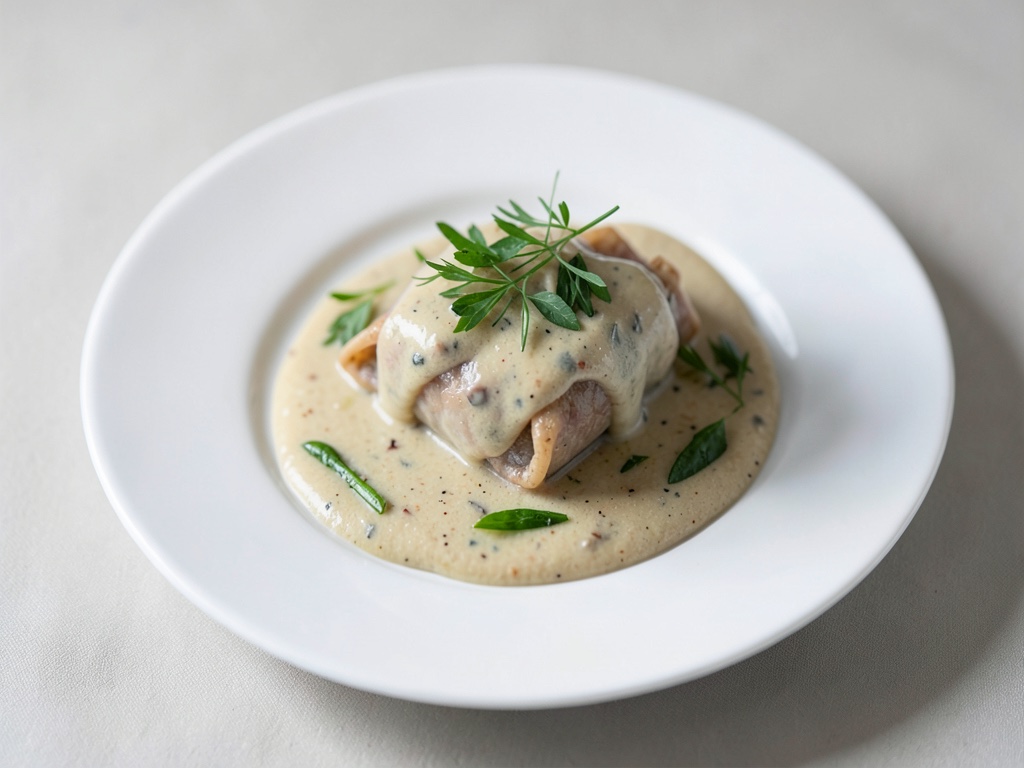 Maultaschen à la crème de champignons
