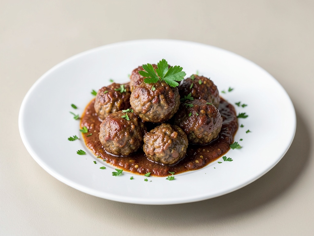 Polpette di carne mediterran succose