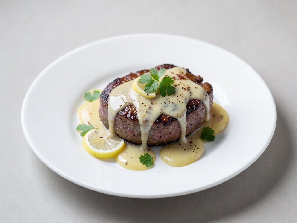 Filet d'agneau juteux à la glace citron-ail