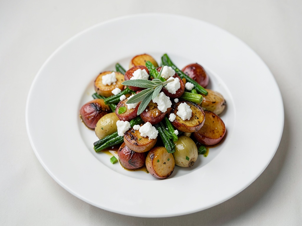 Verdure al forno con Feta e Salvia