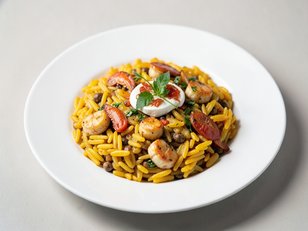 Paella con frutti di mare