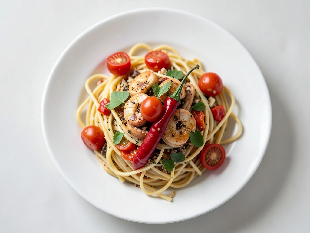 Spaghetti mit Meeresfrüchten