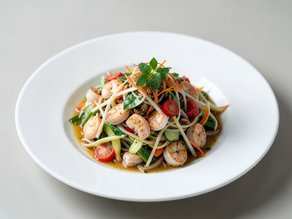Insalata tailandese di frutti di mare