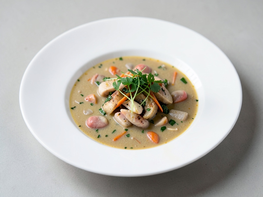 Schnelle Meeresfrüchte-Suppe