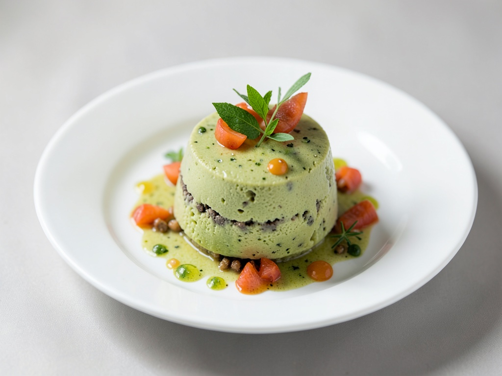 Erfrischendes Melonen-Basilikum-Sorbet