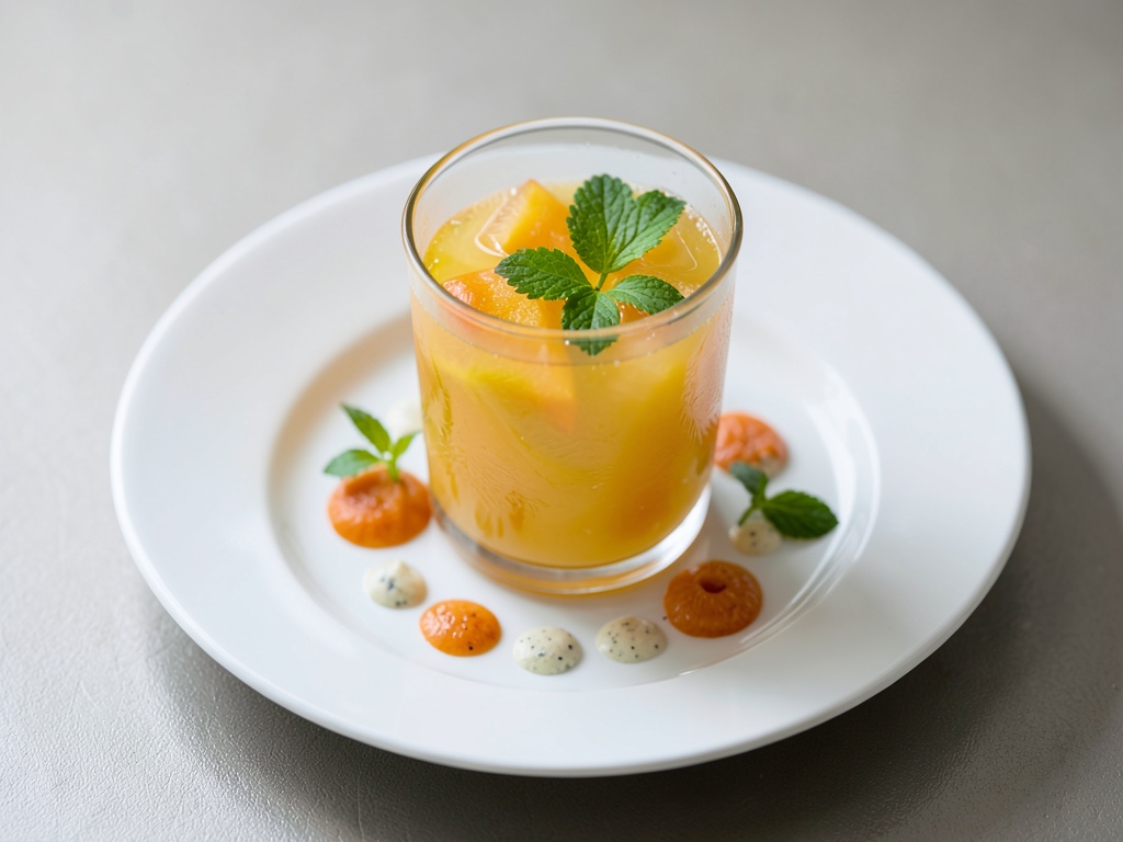 Erfrischender Melonen-Rum-Drink