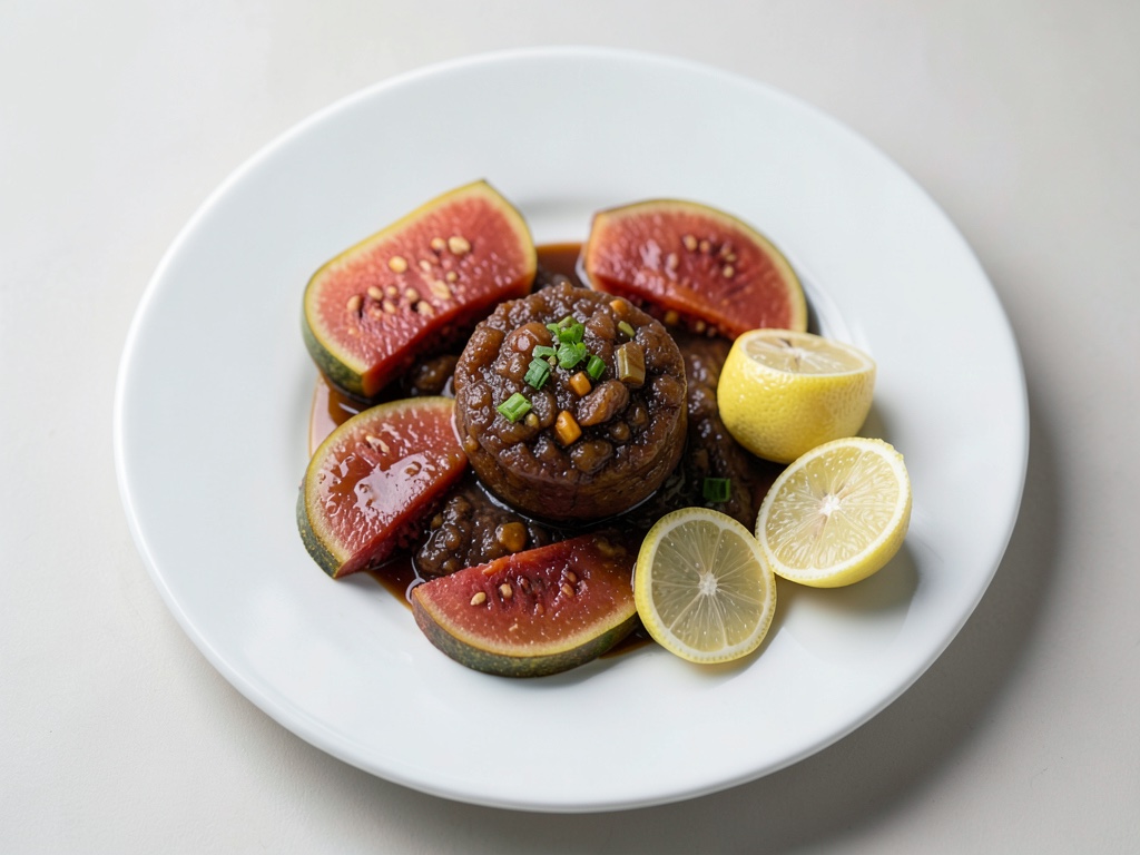 Marmellata fresca di melone con melissa