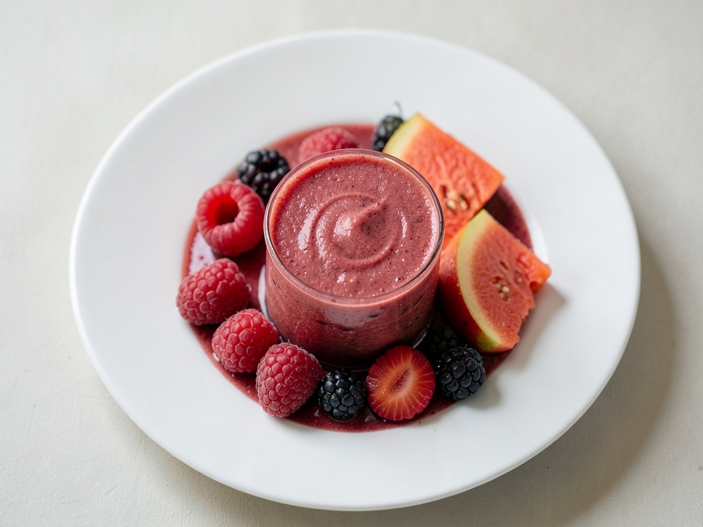 Frischer Melonen-Smoothie