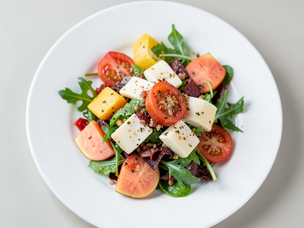 Insalata di melone con formaggio