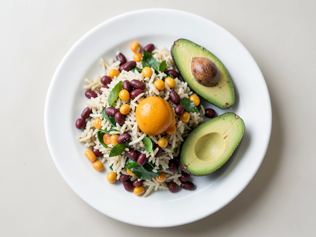 Insalata di riso messicana fresca