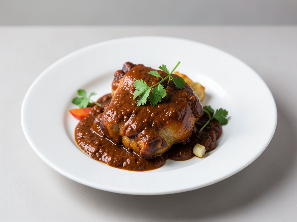 Pollo messicano in salsa di cioccolato e peperoncino