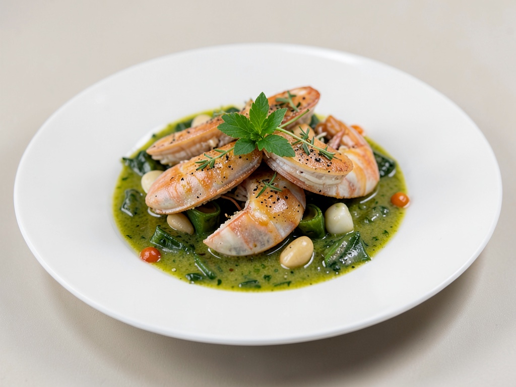 Moules en bouillon de légumes