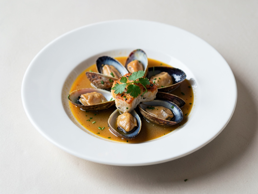 Mejillones en salsa mediterránea